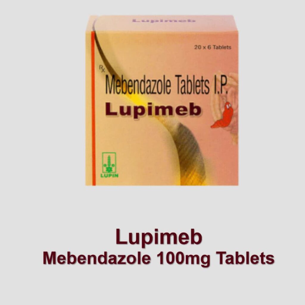 Mebendazole 100mg tablets